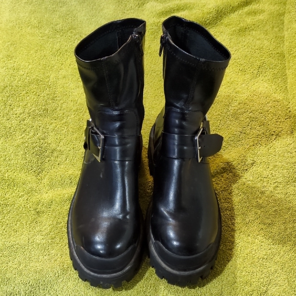 Black Combat & Moto Boots